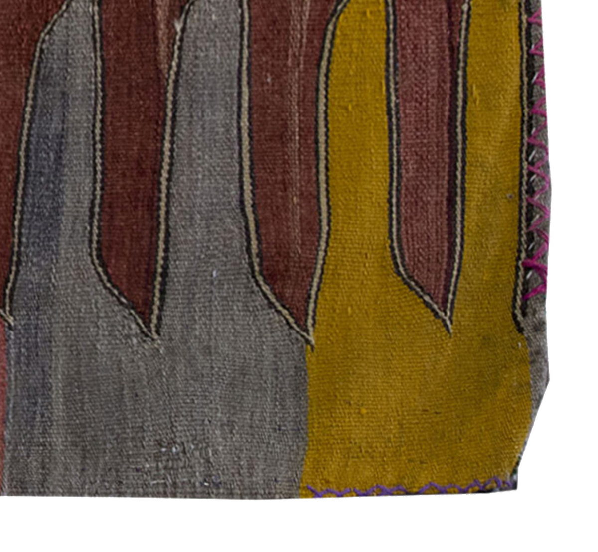 Vintage Kilim Rug,Bodrum Kilim 3'4" x 3'5" feet 101 x 103 cm
