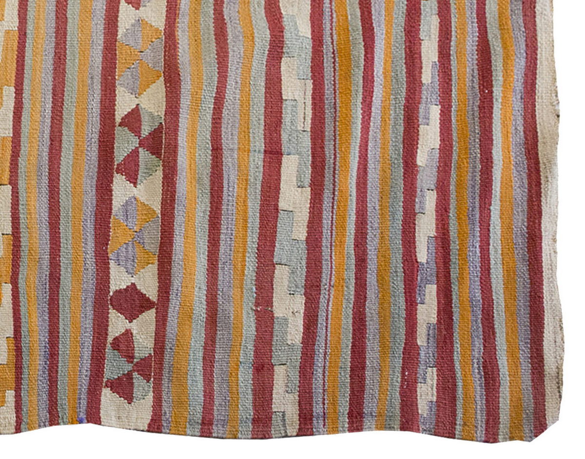 Vintage Kilim Rug,Konya Kilim 3'5" x 5'3" feet 104 x 160 cm