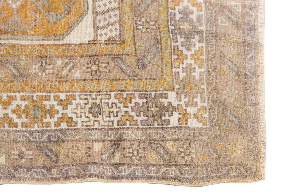 Vintage Large Rug, Oushak Area Rug, 4'8" x 7'10" feet 142 x 238 cm