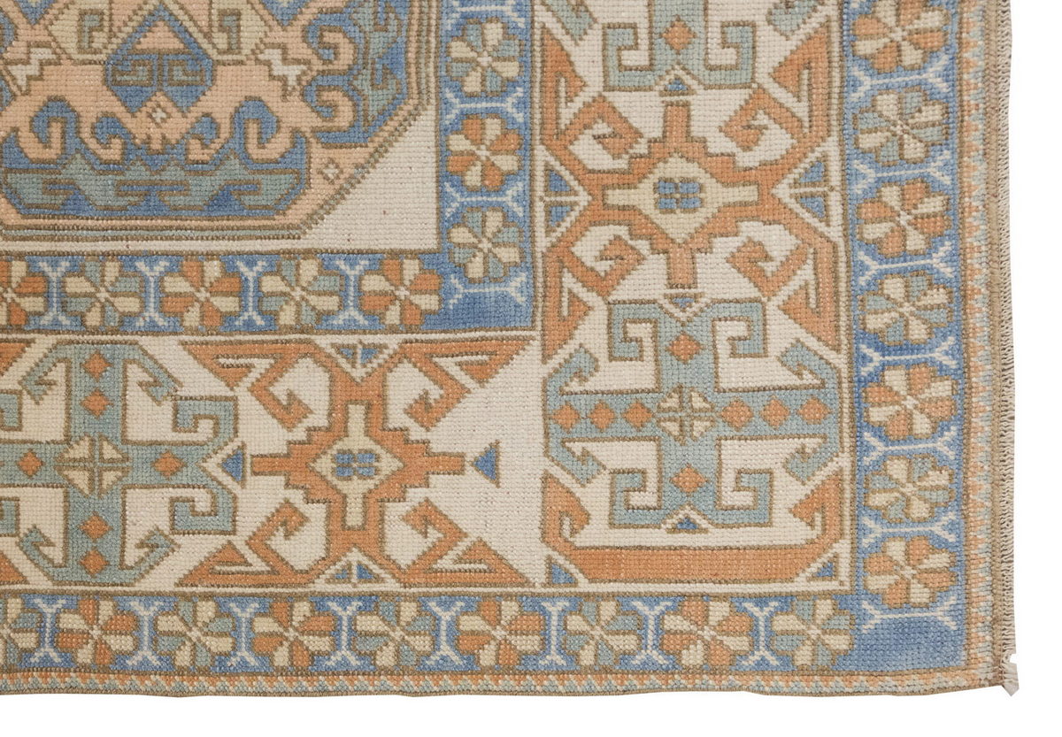 Vintage Large Rug, Oushak Area Rug, 6'11" x 9'4" feet 210 x 285 cm