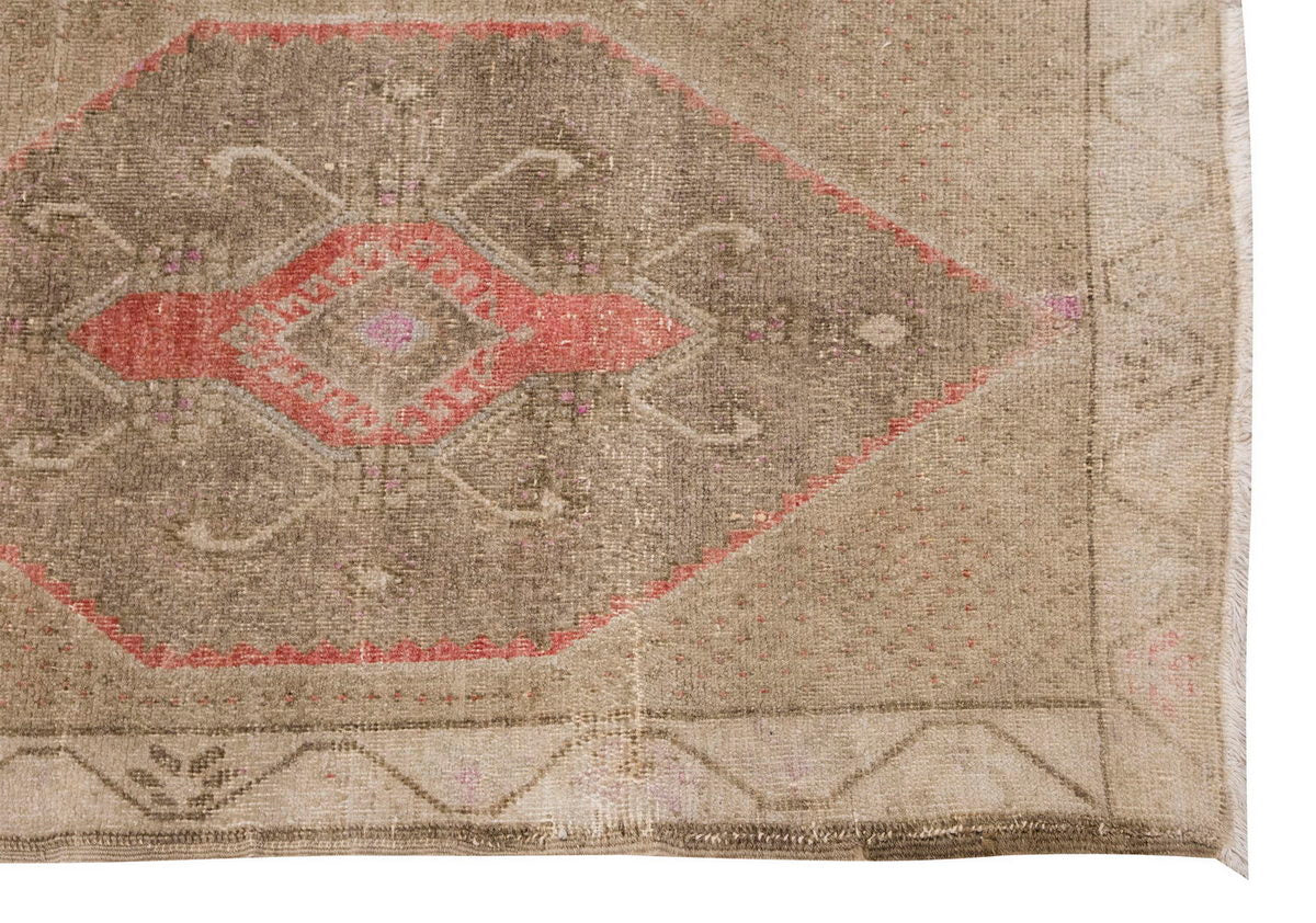 Vintage Large Rug, Oushak Area Rug 5 x 12'4 feet 152 x 375 cm
