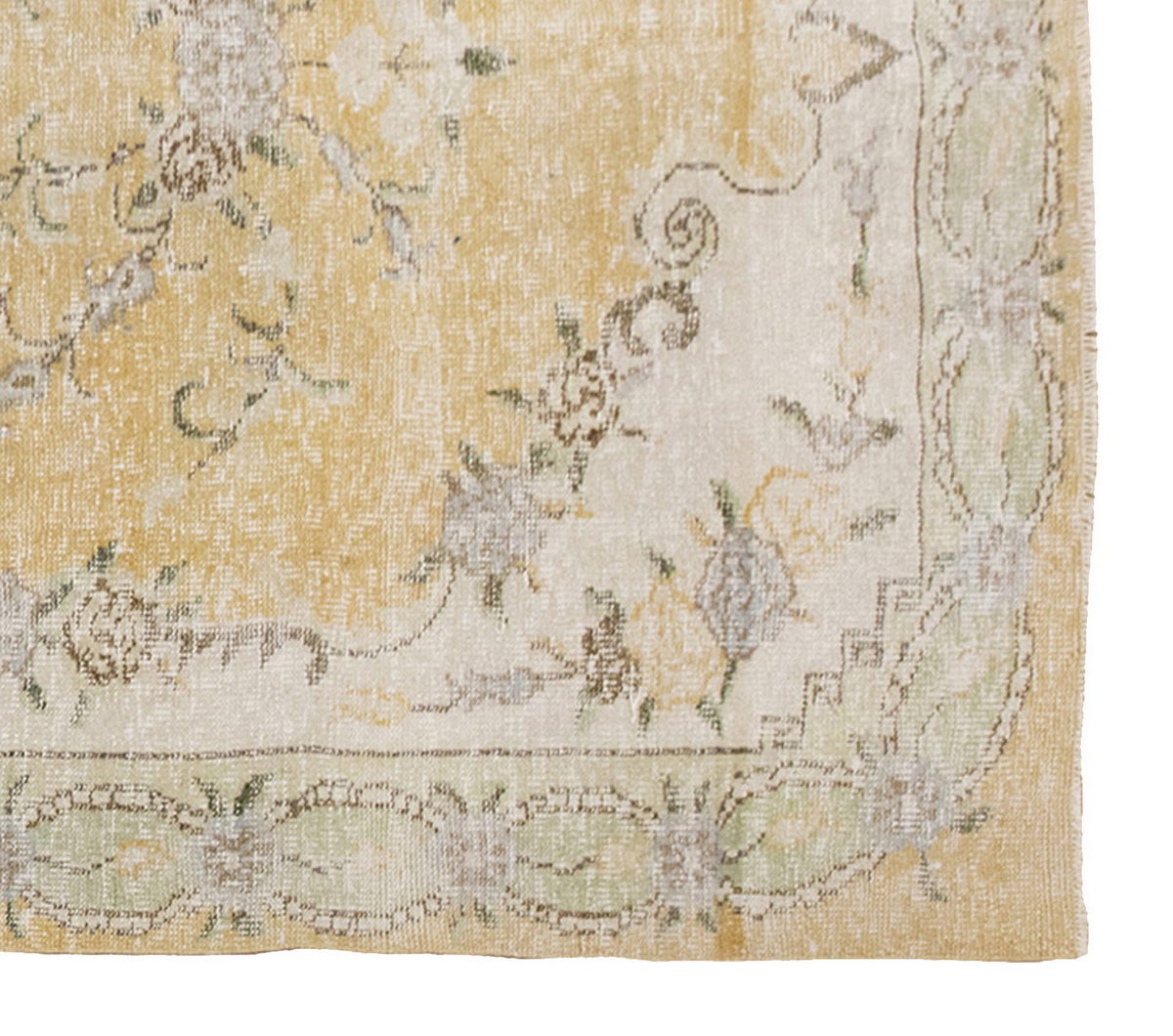 Vintage Large Rug, Oushak Area Rug 6' x 10'2" feet 182 x 310 cm