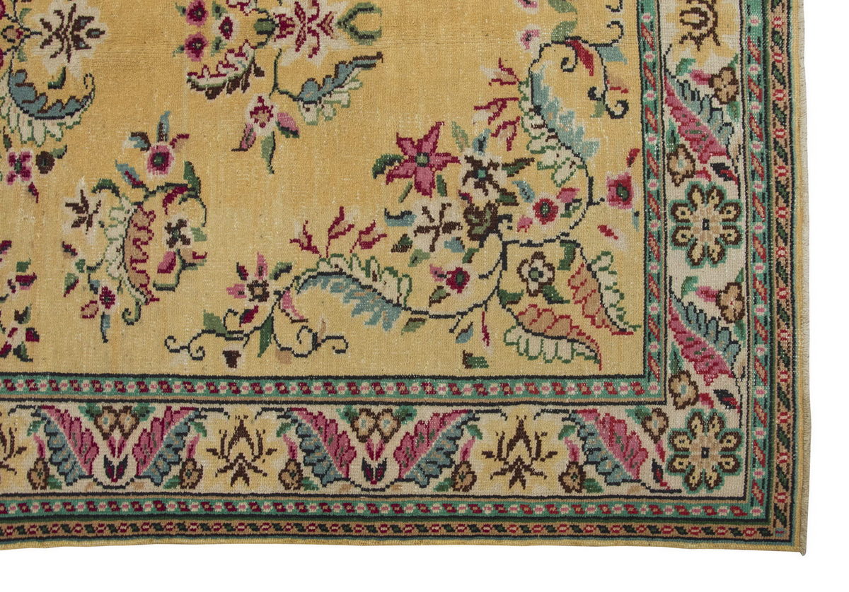 Vintage Large Rug, Oushak Area Rug 6'3" x 10 feet 190 x 305 cm