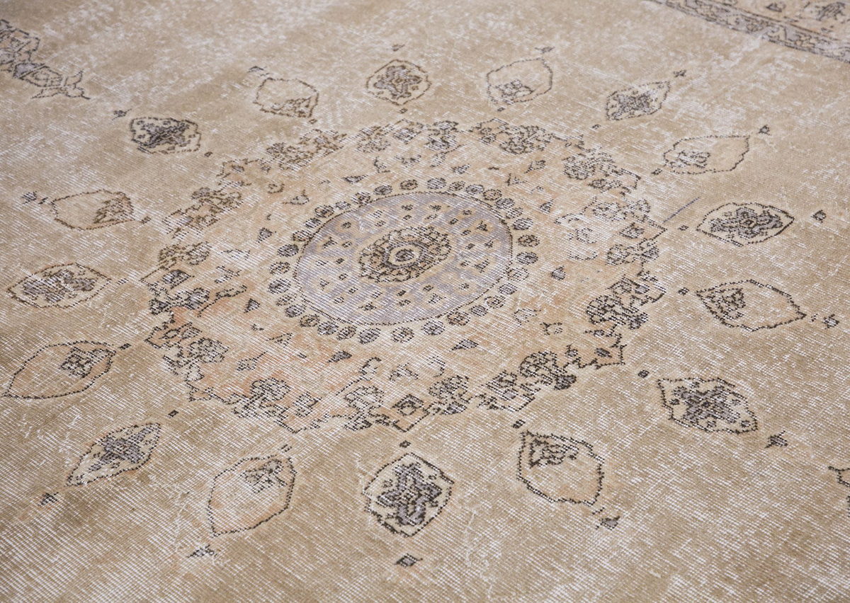 Vintage Large Rug, Oushak Area Rug 6'8" x 10'3" feet 203 x 312 cm
