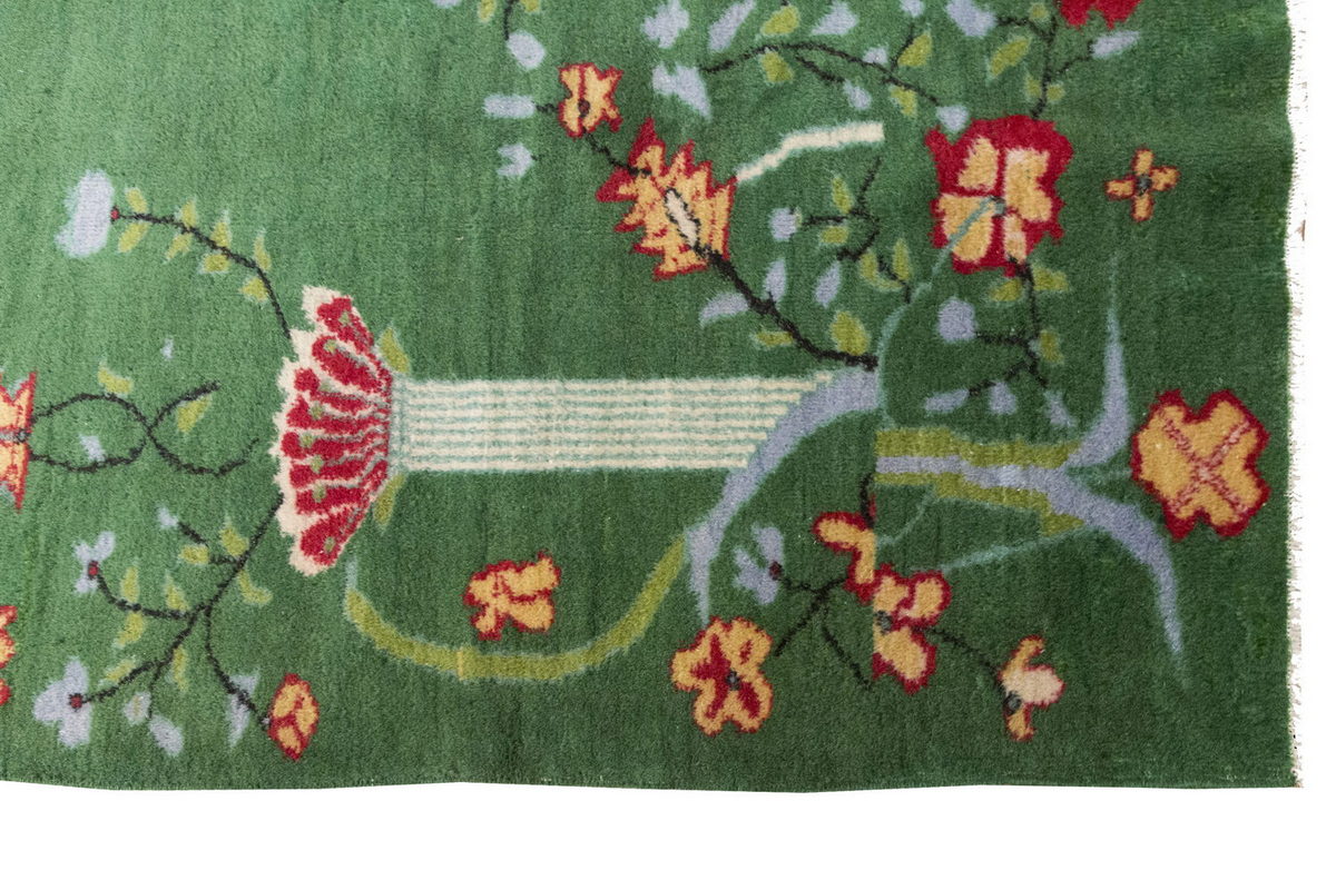 Vintage Large Rug, Oushak Area Rug 6'9 x 9'6 feet 206 x 290 cm
