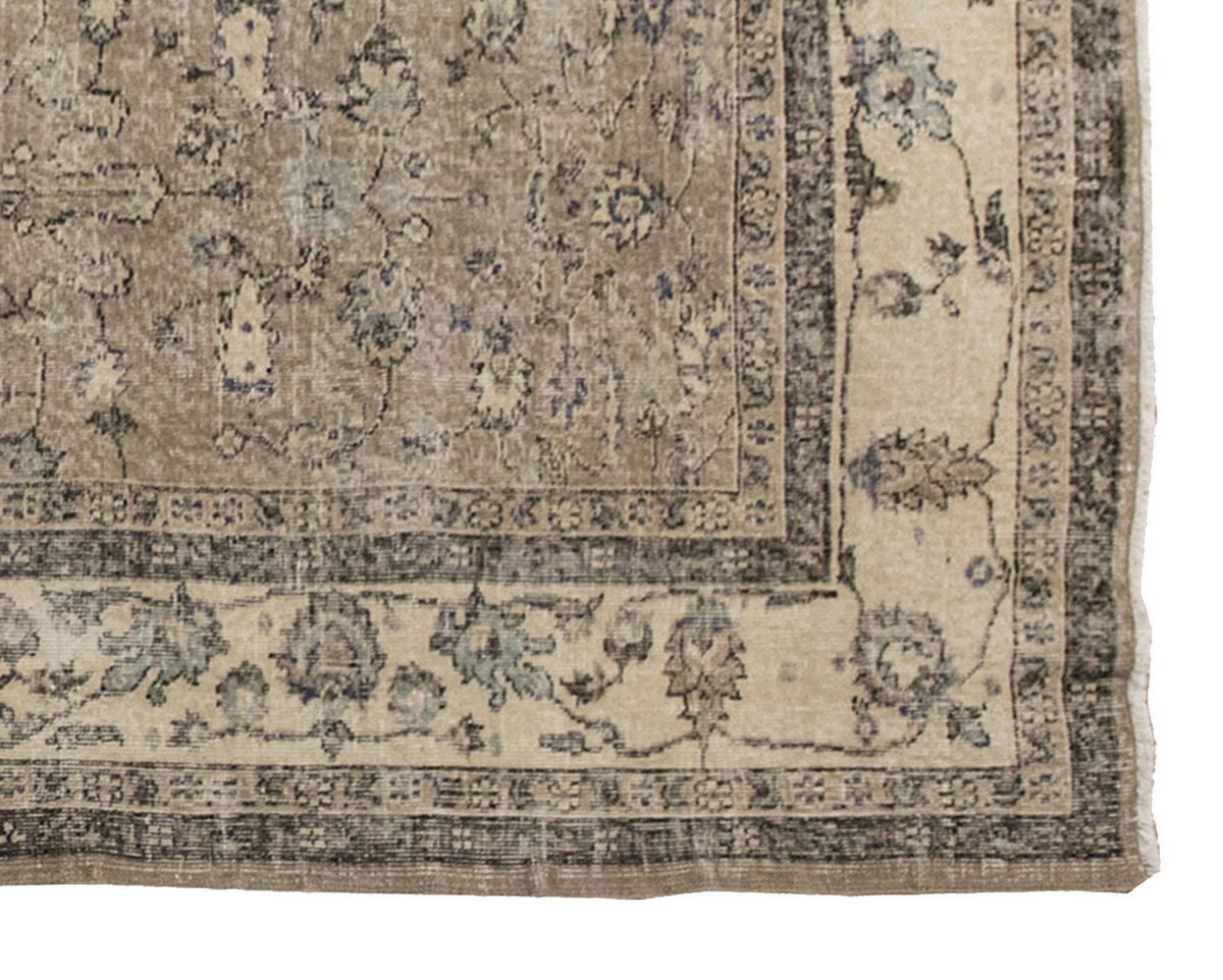 Vintage Large Rug, Oushak Area Rug 7'1" x 9'10" feet 215 x 300 cm
