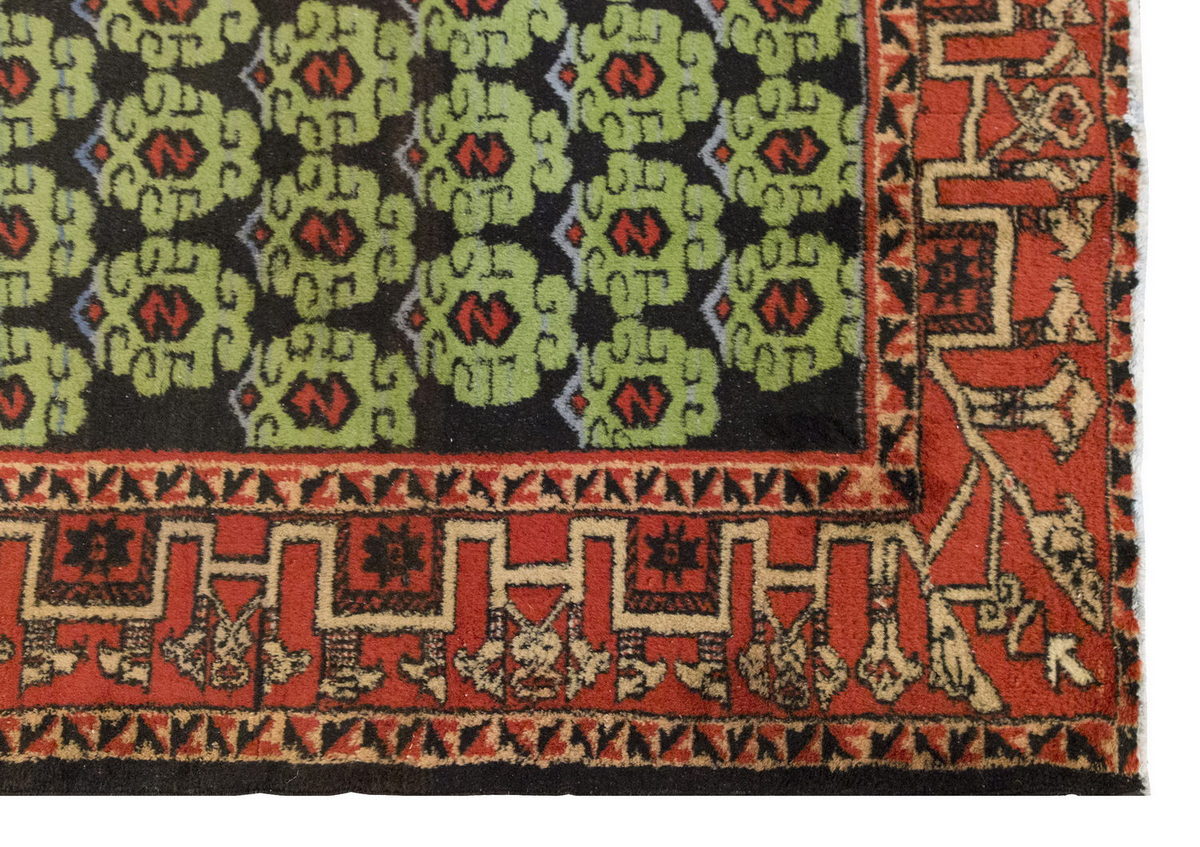 Vintage Large Rug, Oushak Area Rug 7'2 x 9'9 feet 218 x 296 cm