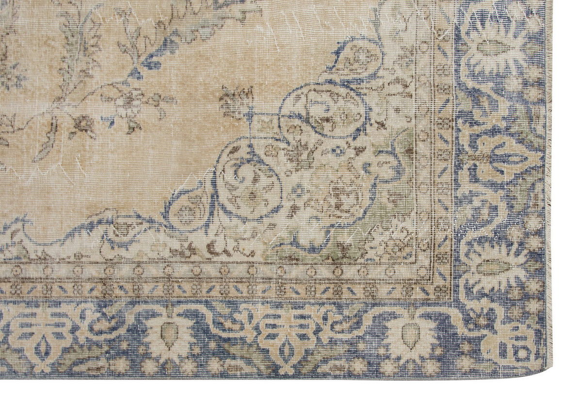 Vintage Large Rug, Oushak Area Rug 7'9" x 11'11" feet 235 x 362 cm