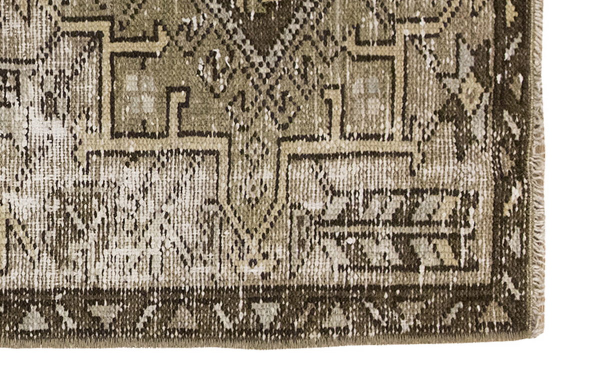 Vintage Rug, Small Oushak Rug 1'10" x 3'9" feet 57 x 114 cm