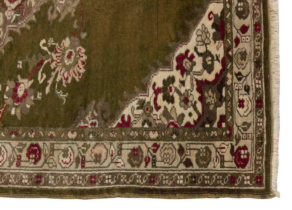 Vintage Rug, Small Oushak Rug 3'3" x 5'5" feet 98 x 164 cm