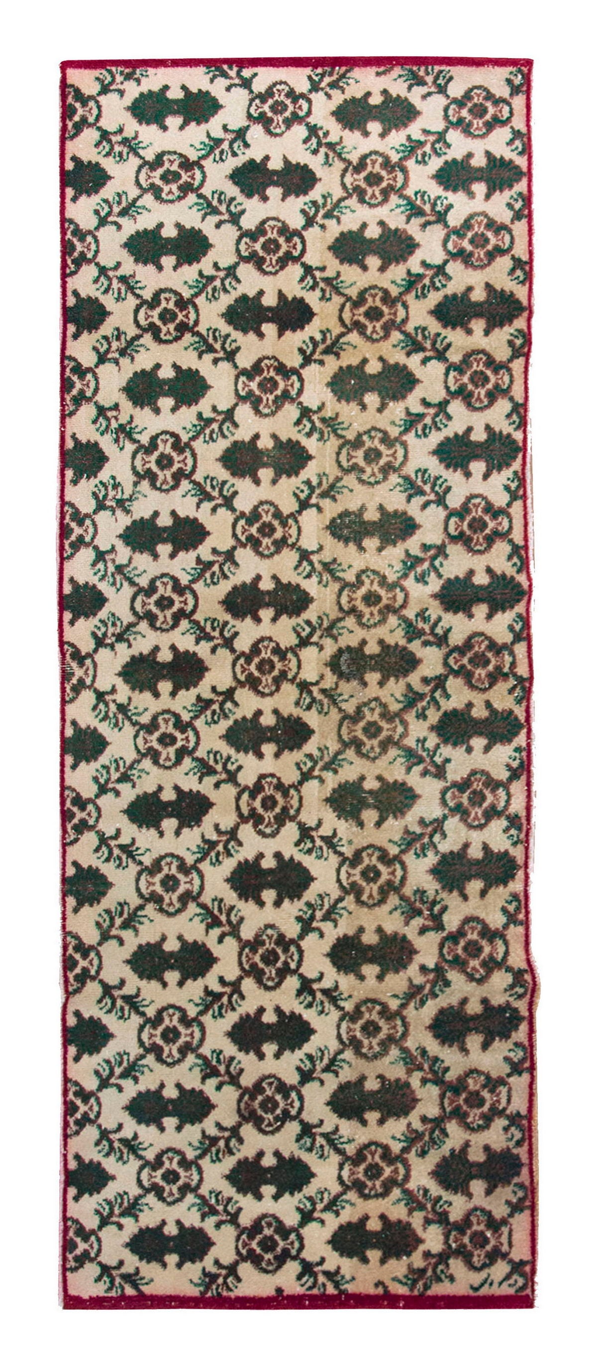 Vintage Rug 2'8" x 7'10" feet 82 x 240 cm