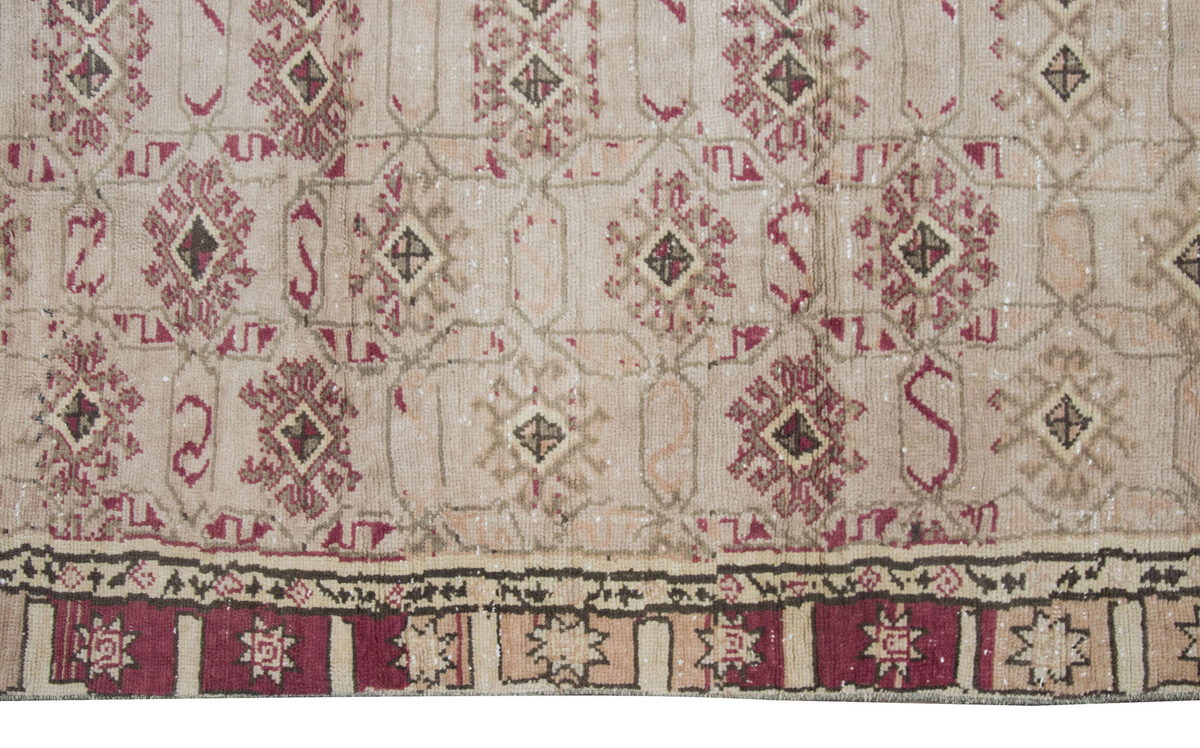 Vintage Rug 4" x 8'2" feet 123 x 250 cm