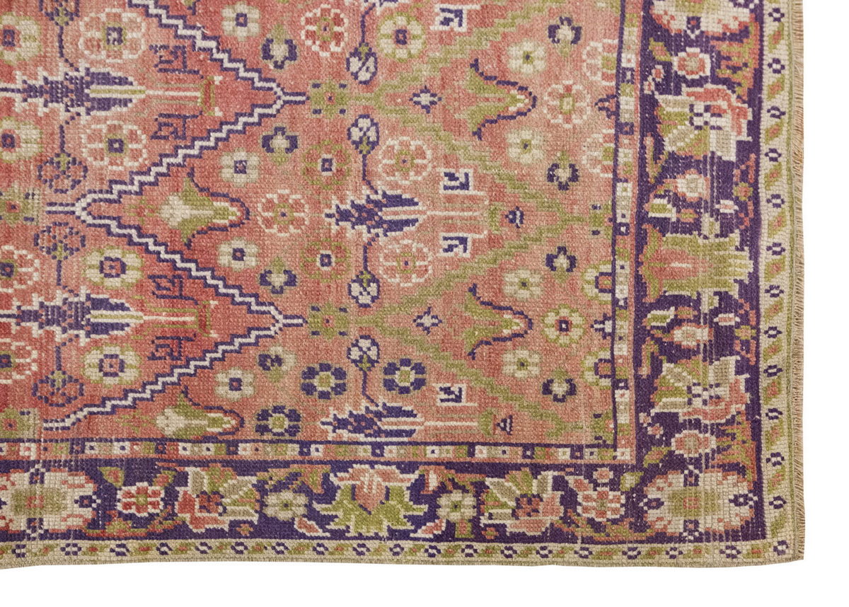 Vintage Rug 4'8" x 6'7" feet 141 x 200 cm