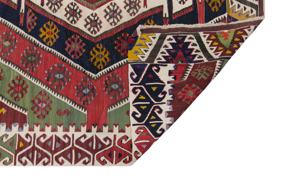 anatolian tribal, 160x358 cm kilim, 5x12 oversized kilim