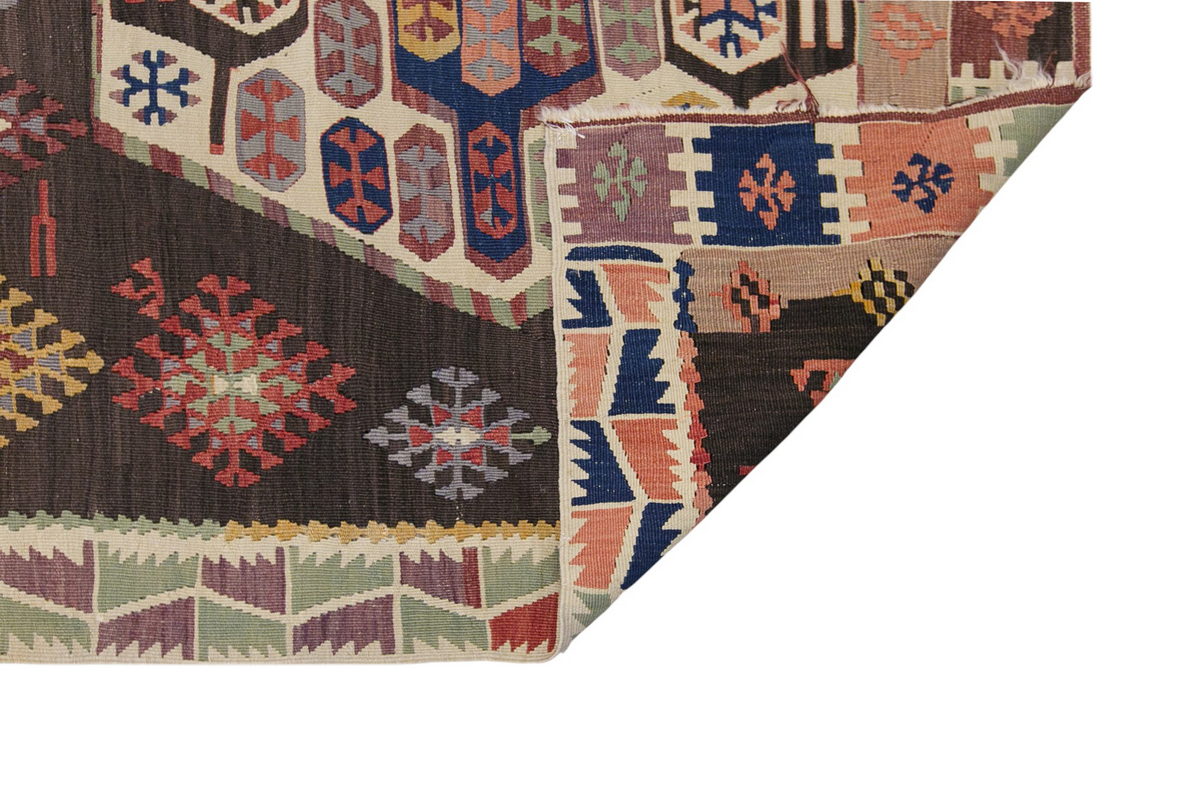 anatolian tribal, 160x376 cm kilim, 5x12 oversized kilim