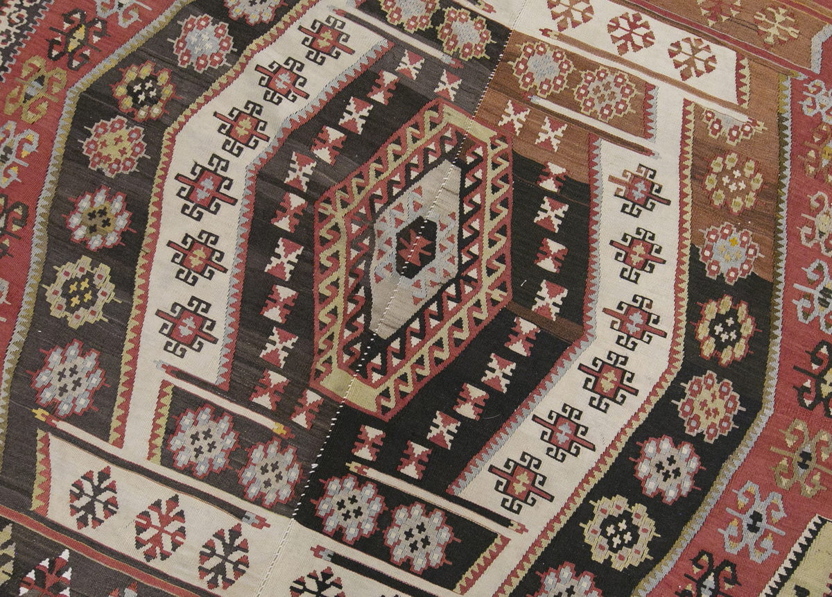 anatolian tribal, 184x414 cm, 6x14 oversized kilim