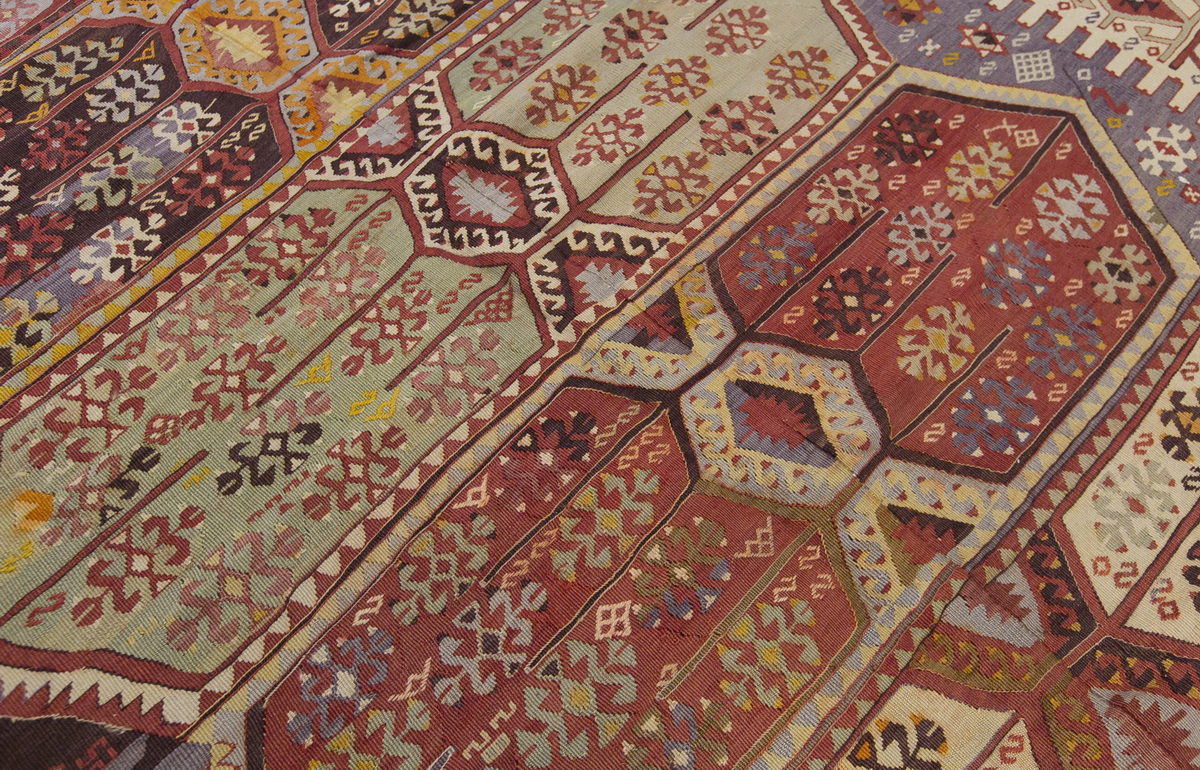 anatolian tribal, 190x375 cm, 6x12 oversized kilim