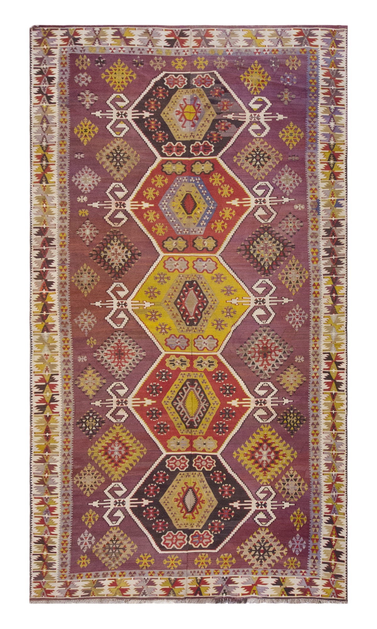 anatolian tribal, 193x427 cm, 6x14 oversized kilim