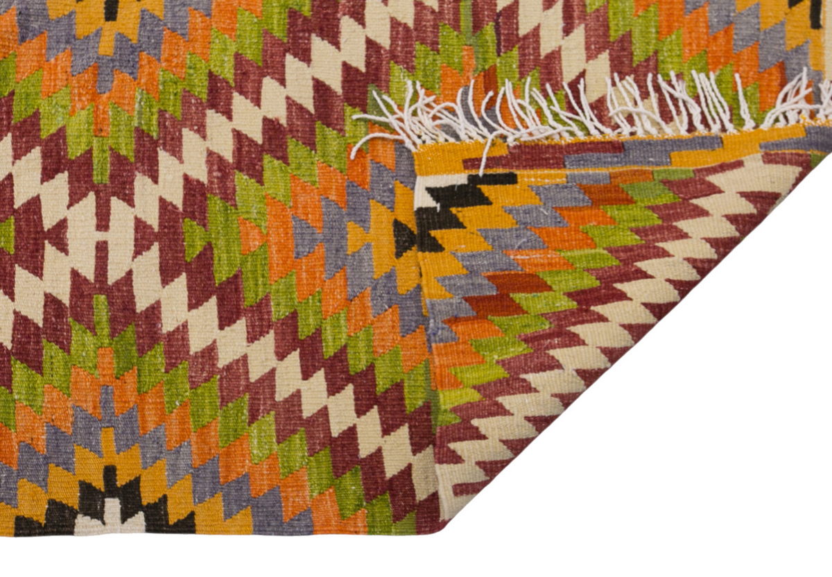 anatolian tribal kilim, 5x8 ft kilim, 153x253 cm