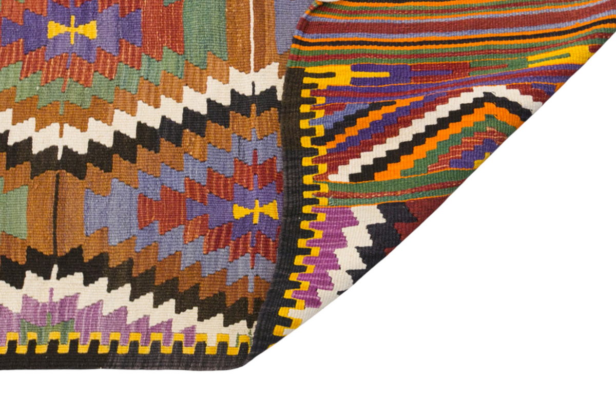 anatolian tribal kilim, 6x9 ft kilim, 168x264 cm