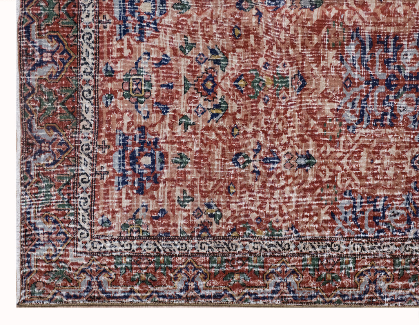Antique Turkish Oushak Rug 182x290 cm (6'0" x 9'6")