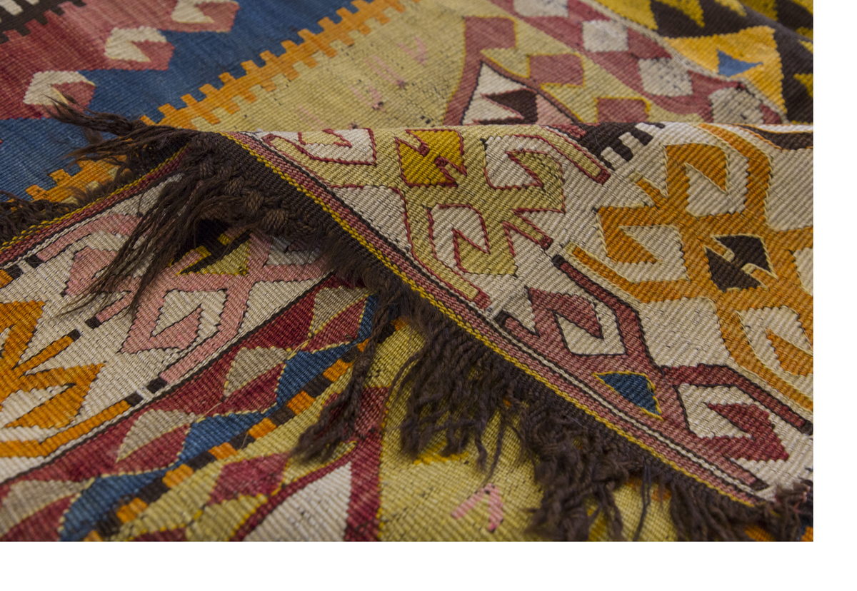 Antique Turkish Rug, 4.5 x 3.7 ft, 137 x 110 cm