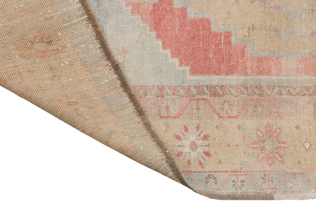 Bohemian Anatolian Carpet 60+ Years Old, Vintage Rrug, 4'11" x 7'3" feet (150 x 222 cm)