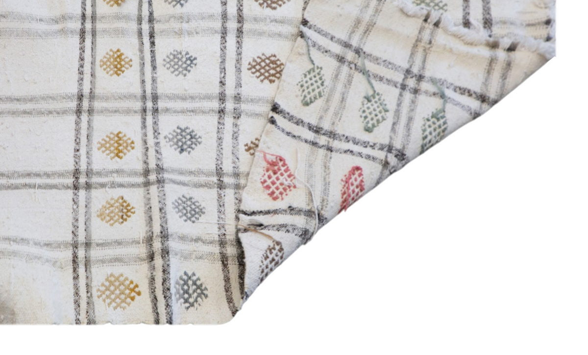 Extra Long Vintage Turkish Kilim Runner 68x728 cm (2'3" x 23'11")