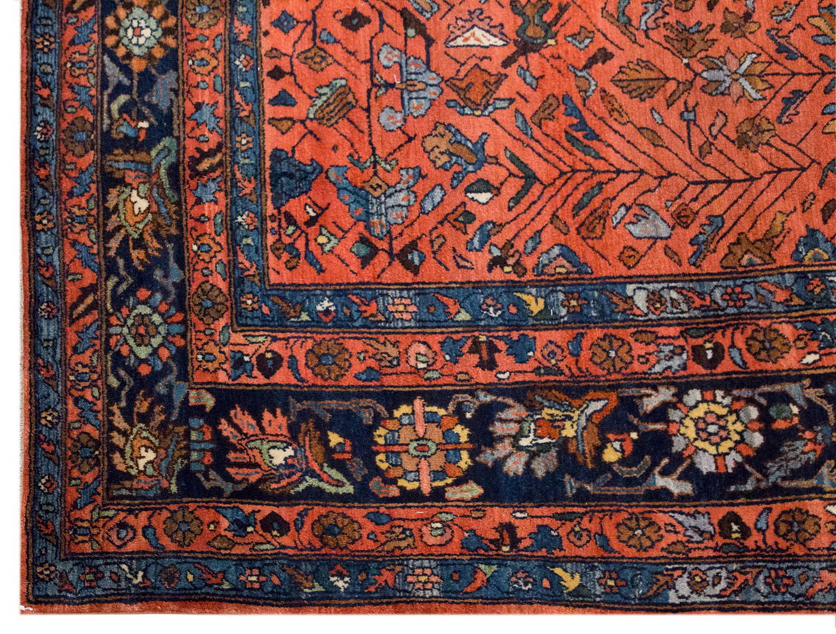 Handmade Vintage Oushak Rug - 278 x 370 cm / 9'1 x 12'2 feet