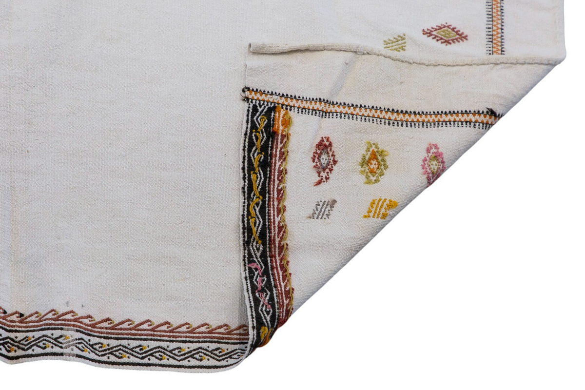 Handwoven Turkish Kilim Rug 168x175 cm (5'6" x 5'9")