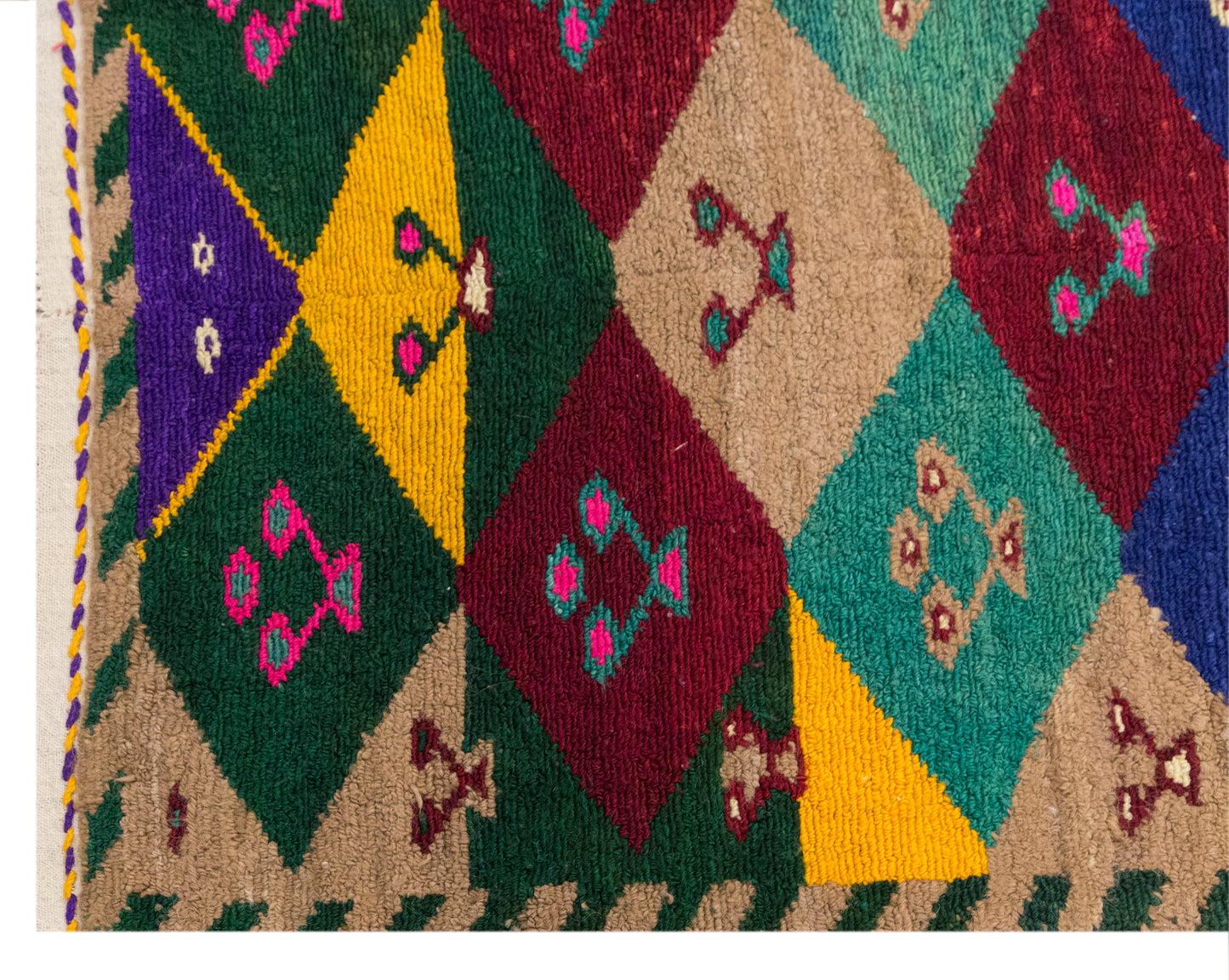 Handwoven Vintage Turkish Rug, 150 x 195 cm (4.9 x 6.4 ft)
