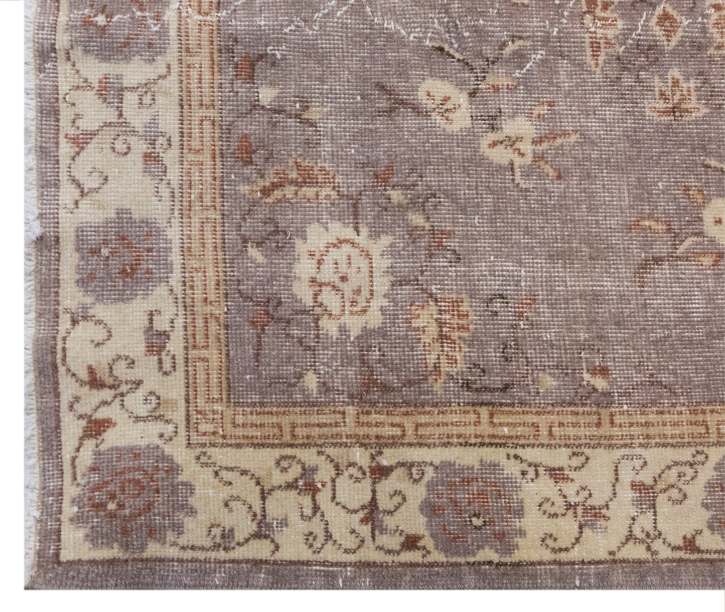 Handwoven Wool Area Rug, 3.8 x 6.6 ft