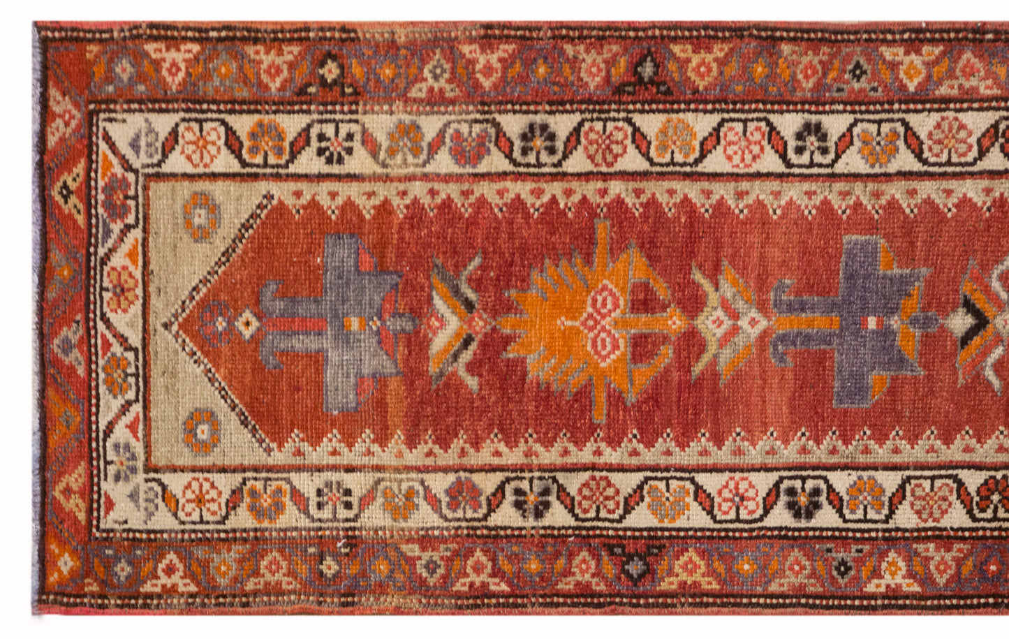 Kurdish Herki Runner 87x385 cm / 2.9x12.6 ft