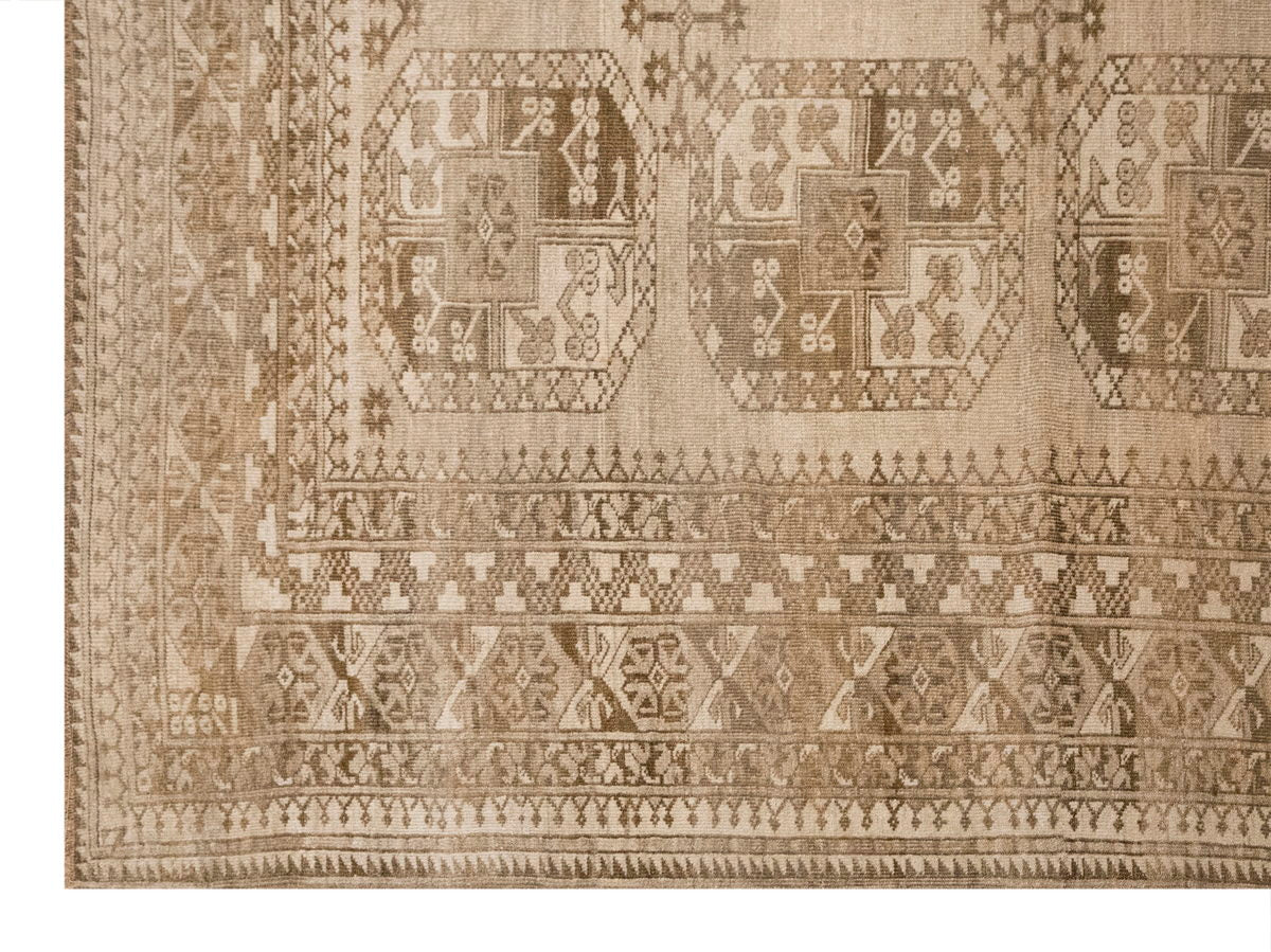 Large Hand-Spun Wool Oushak Rug – 245x360 cm / 8x11.8 ft