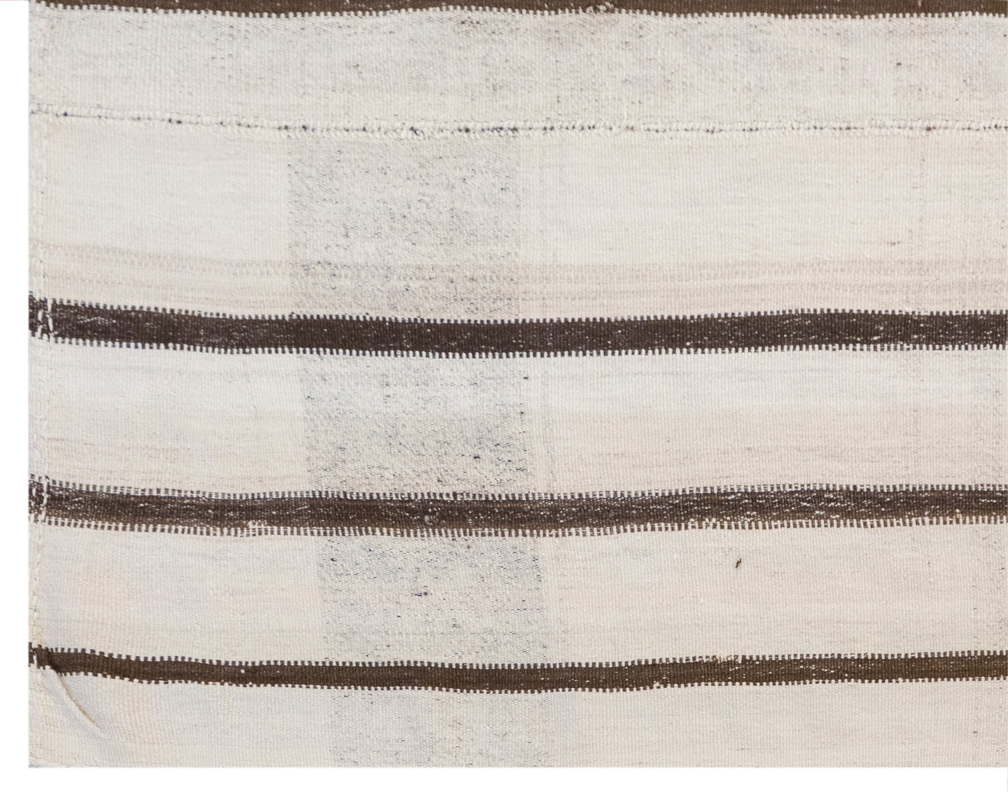Large Minimalist Vintage Turkish Kilim Rug 190x255 cm (6.2x8.4 ft)