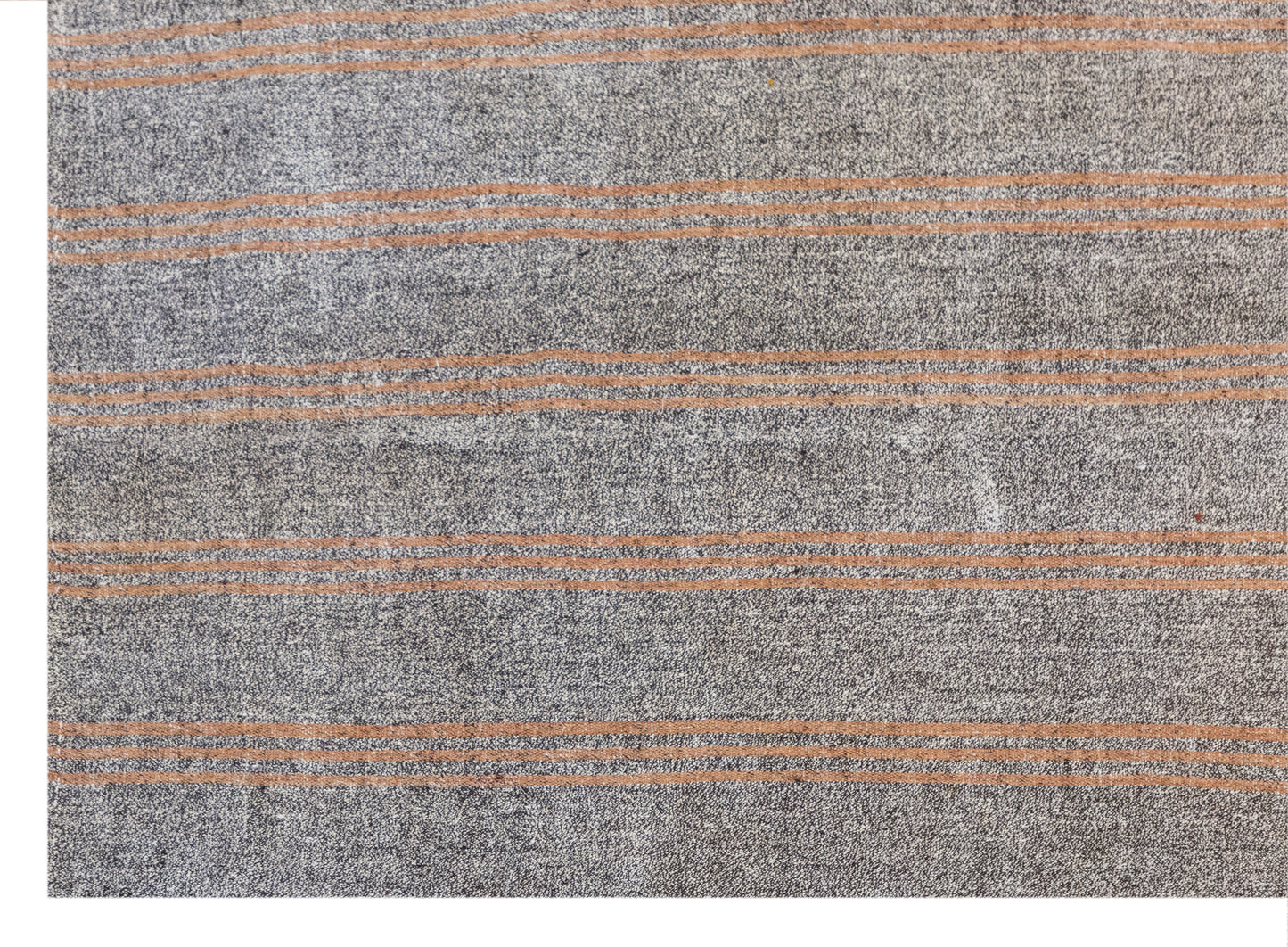 Large Minimalist Vintage Turkish Kilim Rug 230x290 cm (7.5x9.5 ft)