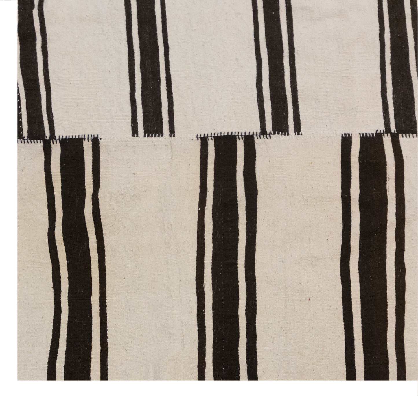 Minimalist Turkish Kilim Rug 205x205 cm | 6.7x6.7 ft