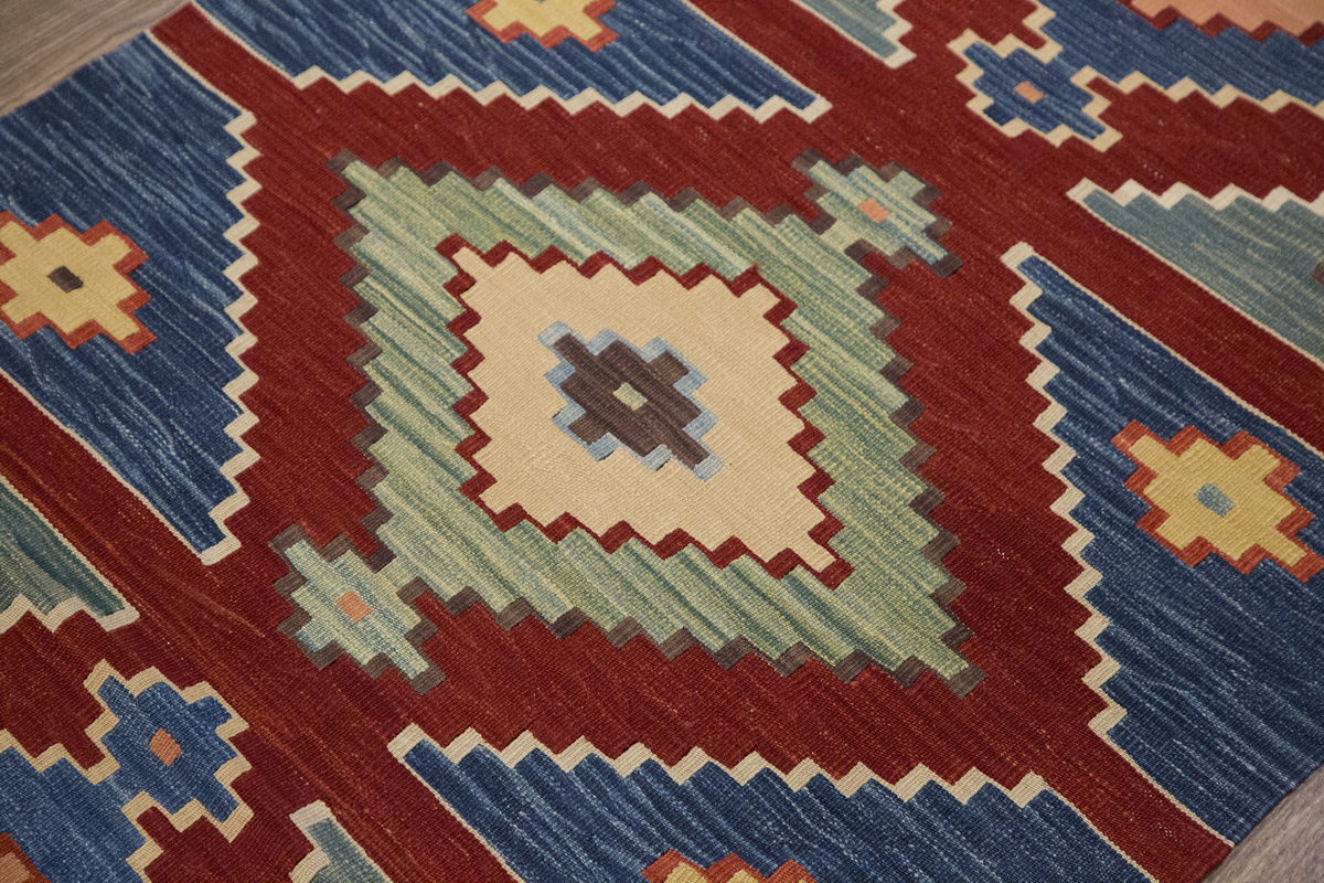 New Handmade Kilim 3 x 7'9 feet 87 x 237 cm