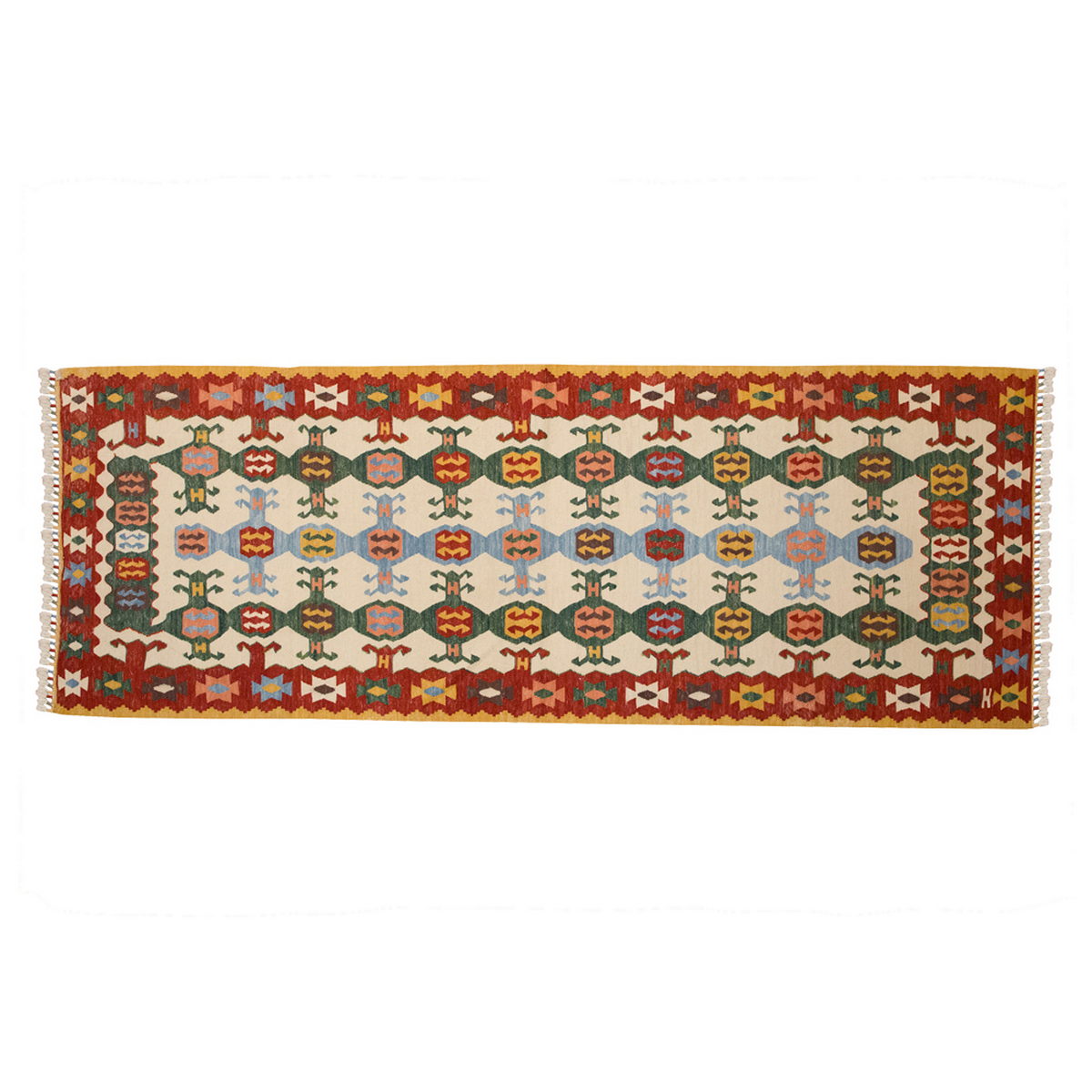New Handmade Kilim 3 x 7'9 feet 91 x 235 cm