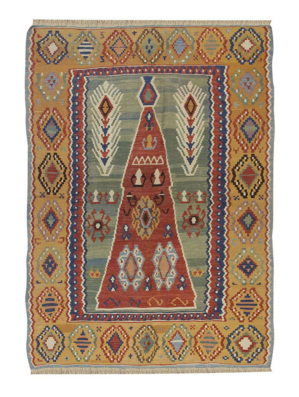 New Handmade Kilim 5' x 7'3 feet 152 x 220 cm