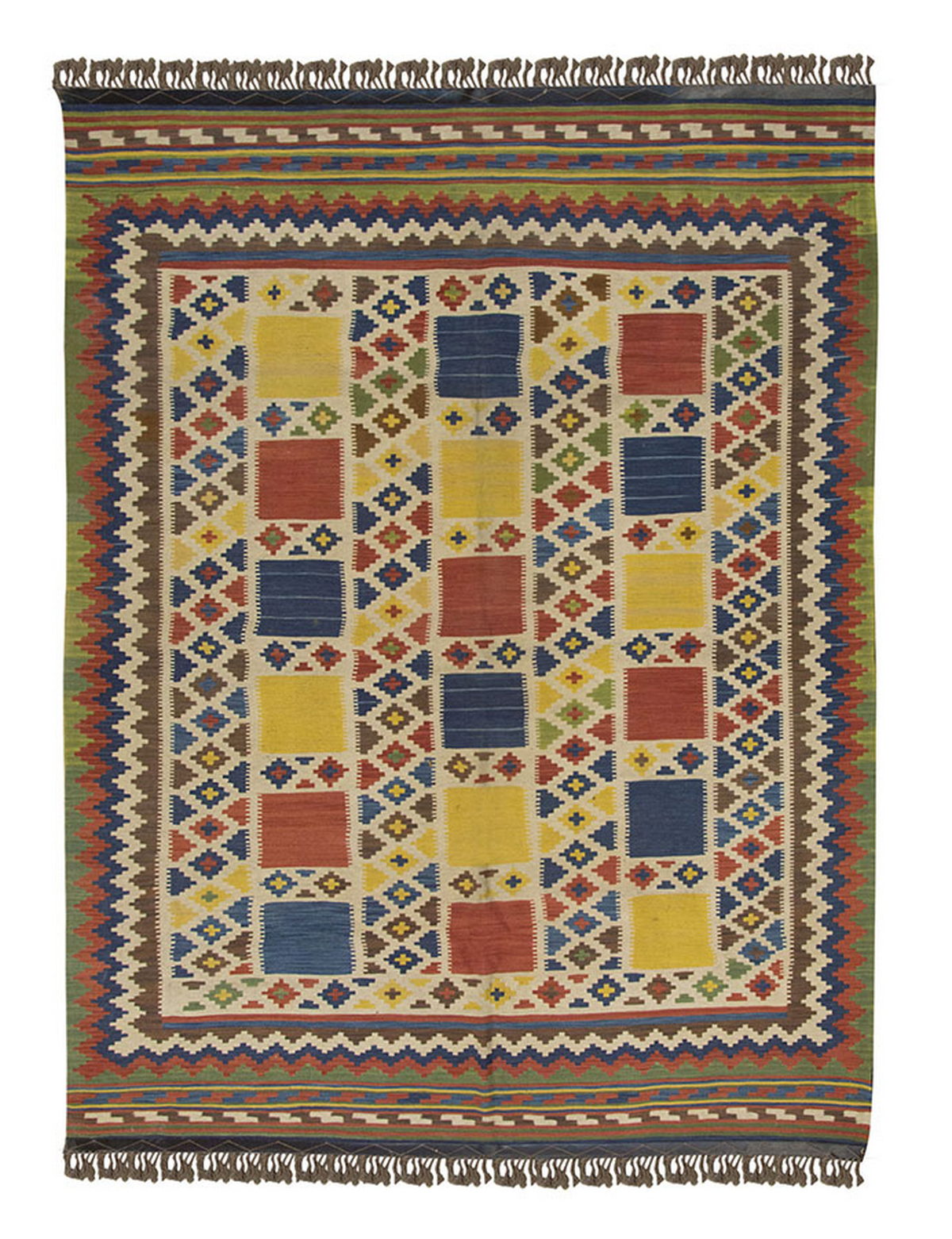 New Handmade Kilim 5'11 x 8'3 feet 180 x 251 cm