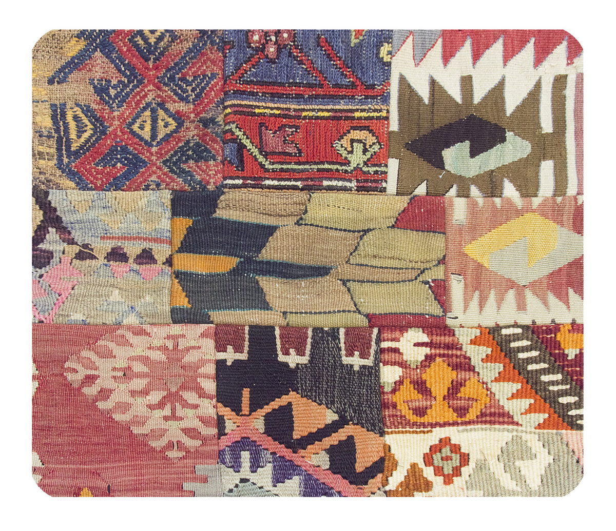 Patchwork Rug Pillow-2-9