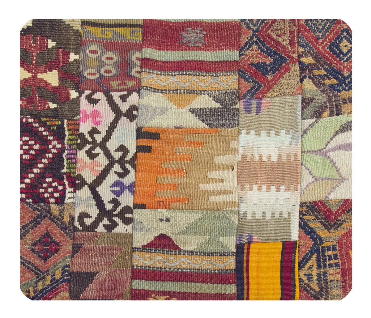 Patchwork Rug Pillow-2-10