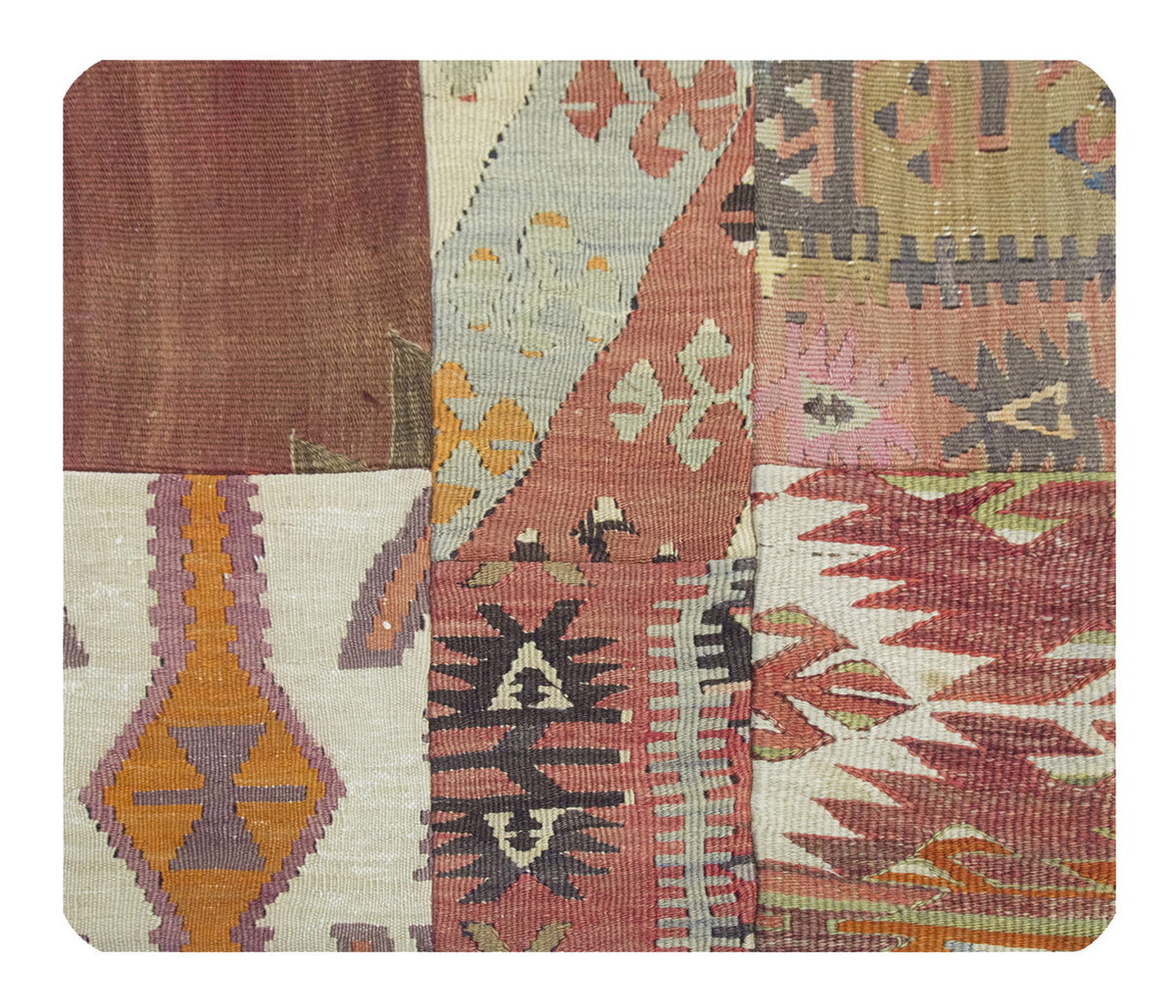 Patchwork Rug Pillow-2-48