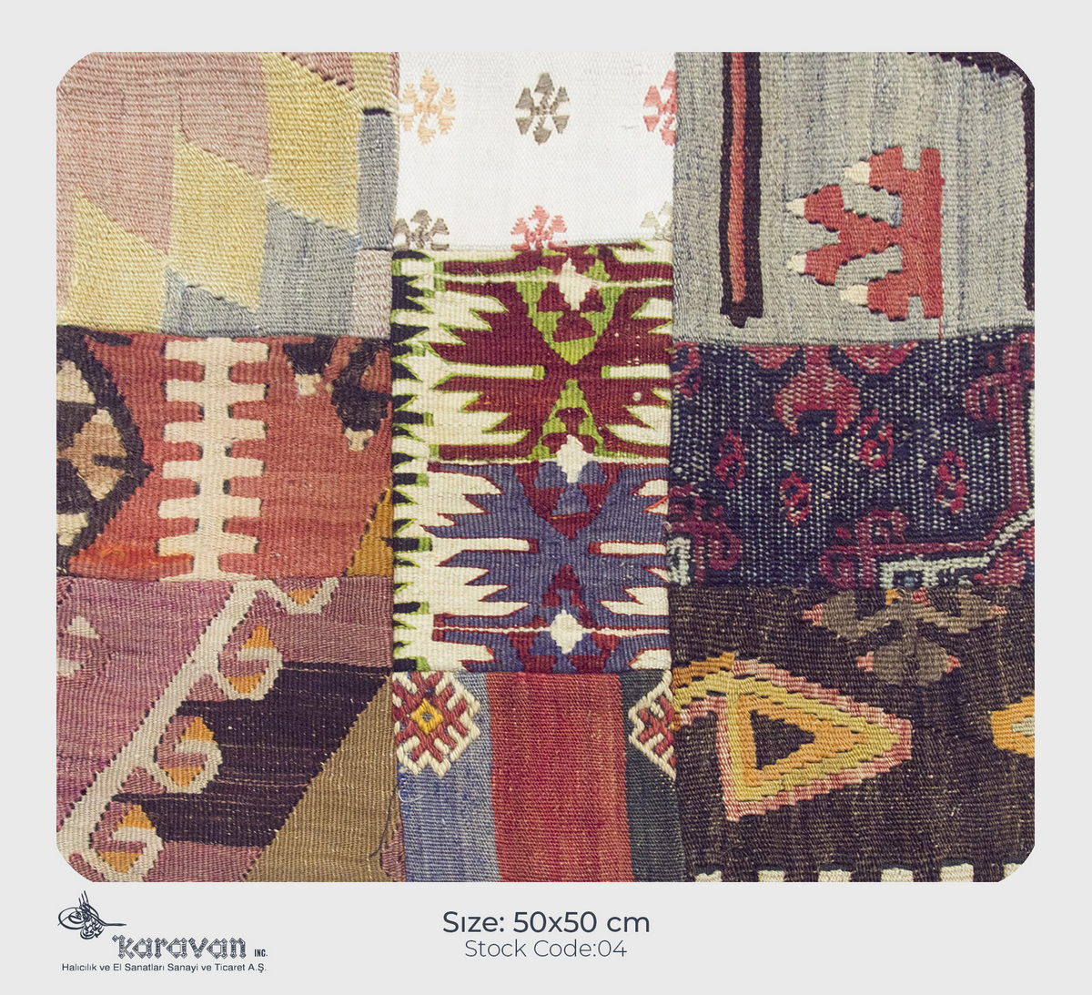Patchwork Rug Pillow-4-21