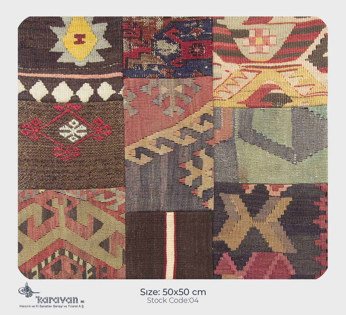 Patchwork Rug Pillow-4-27