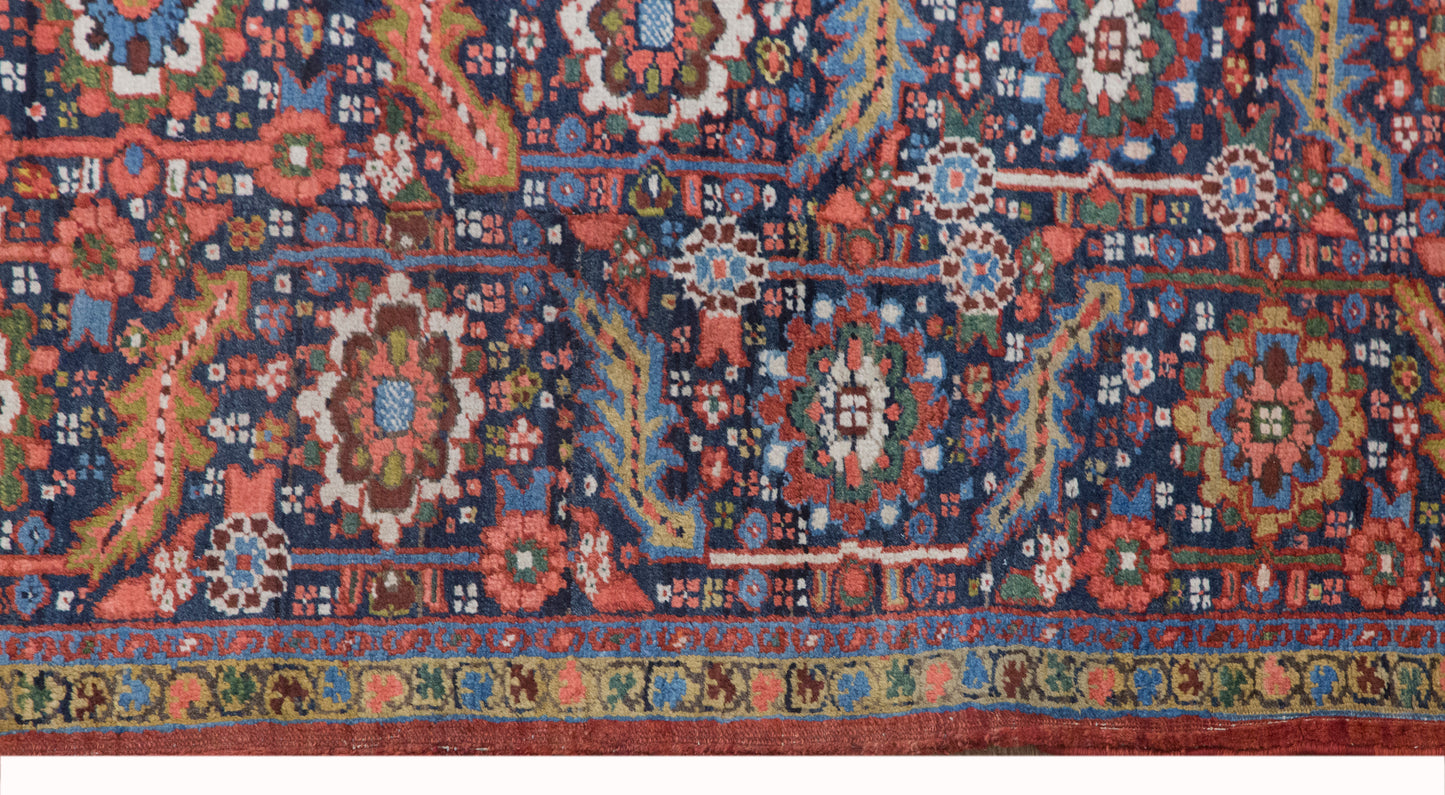 Rare Extra Long Vintage Oushak Runner Rug, 2'7" x 14'11" ft / 78 x 455 cm