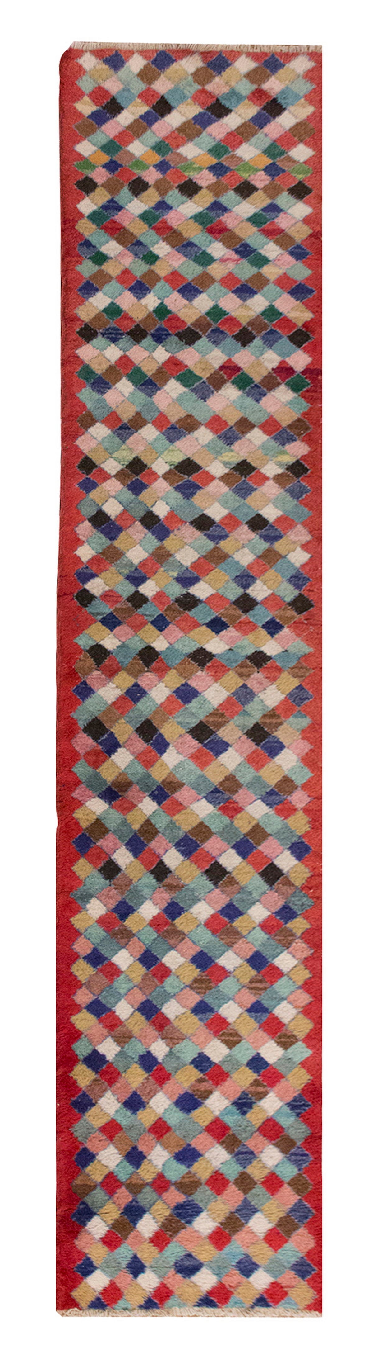 Runner Rug 2'4" x 10'5" feet 70 x 318 cm