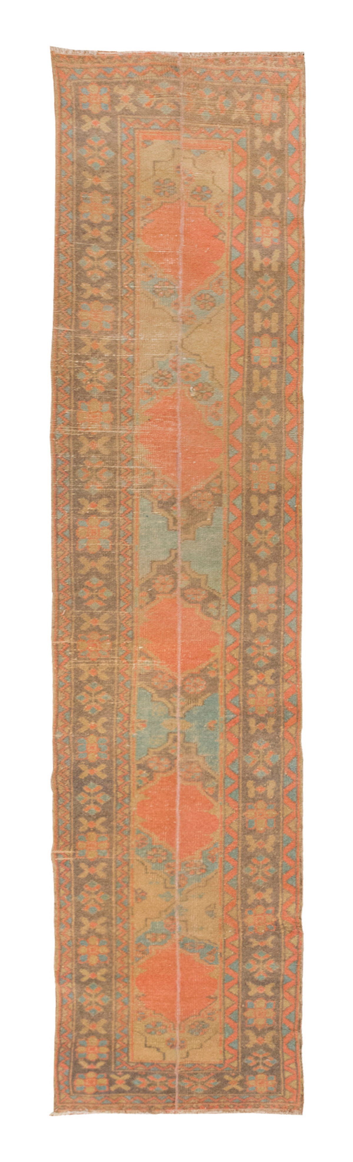 Runner Rug 2'4" x 11'7" feet 70 x 352 cm