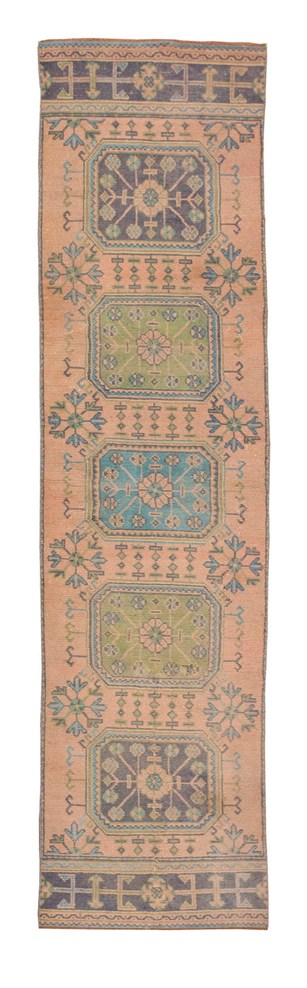 Runner Rug 2'7 x 11'4 feet 80 x 345 cm